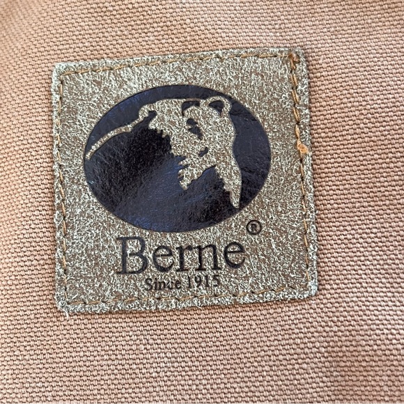 Berne Men’s Duck Canvas Lined Full Zip Detroit Style Jacket Size Medium - Picture 3 of 15